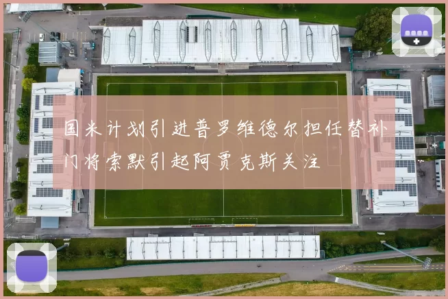 国米计划引进普罗维德尔担任替补门将索默引起阿贾克斯关注